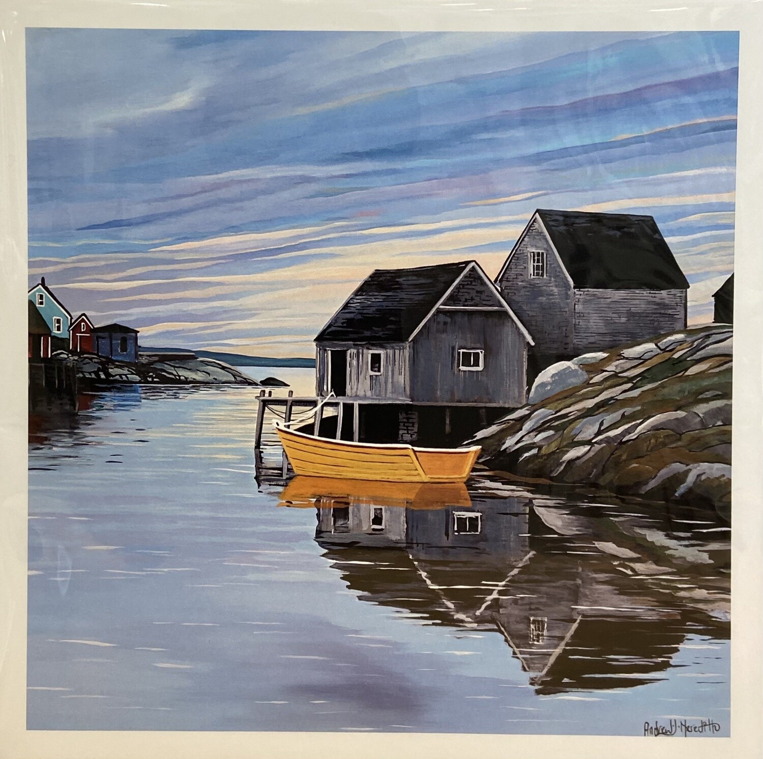 At Peggy's Cove Print- Andrew Meredith