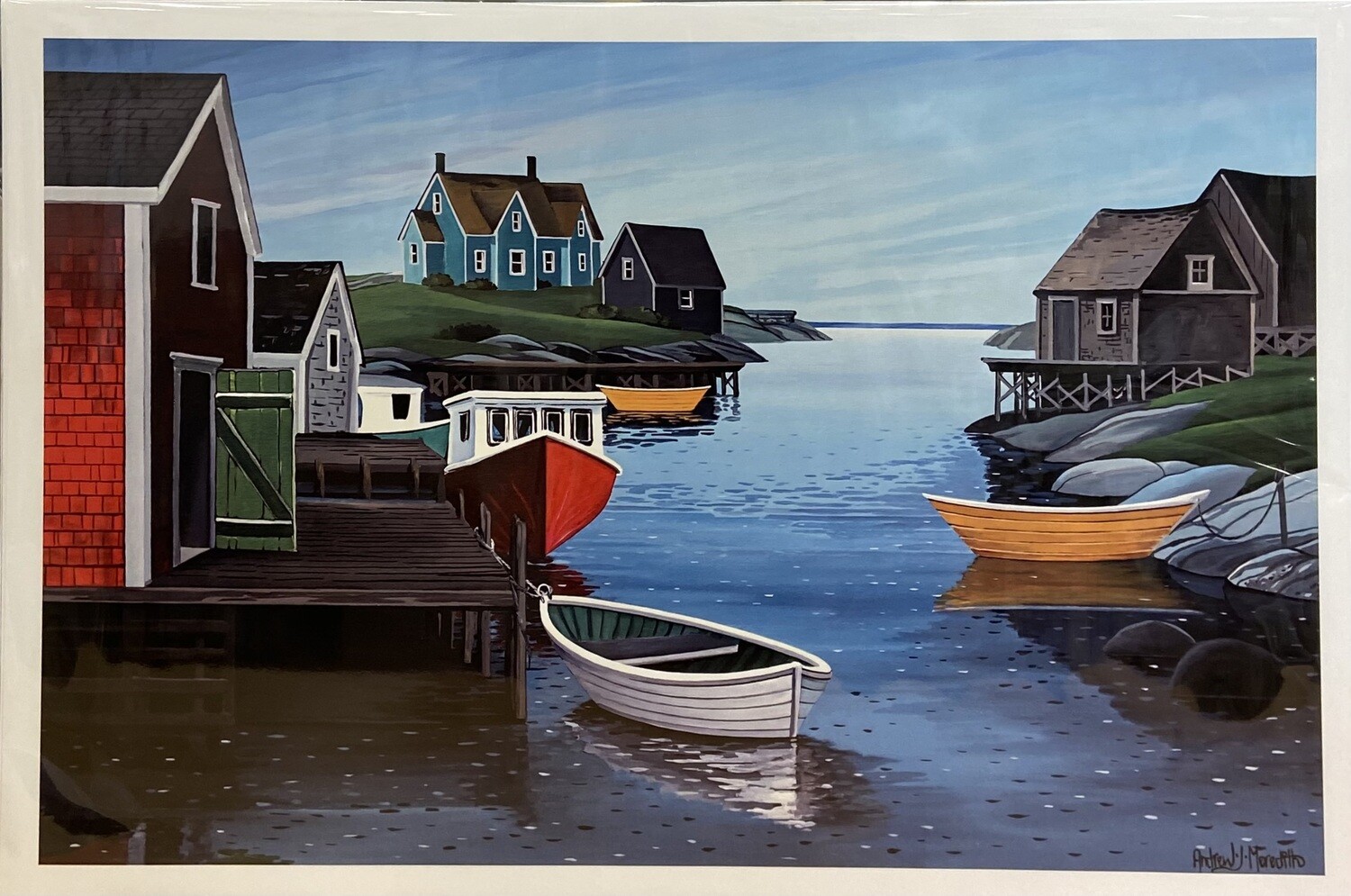 My Favorite View at Peggy's Cove Print- Andrew Meredith