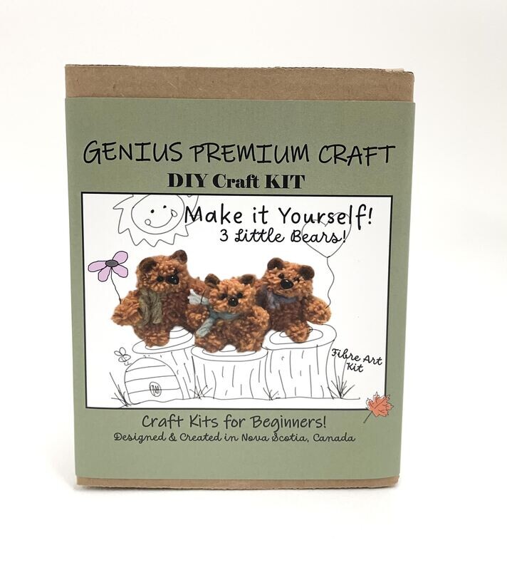 DIY 3 Little Bears - Genius Premium Craft 