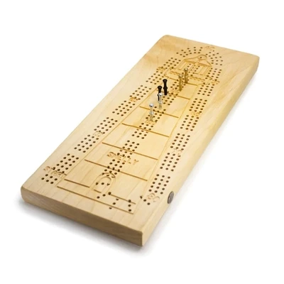 Wooden Lighthouse Cribbage Game