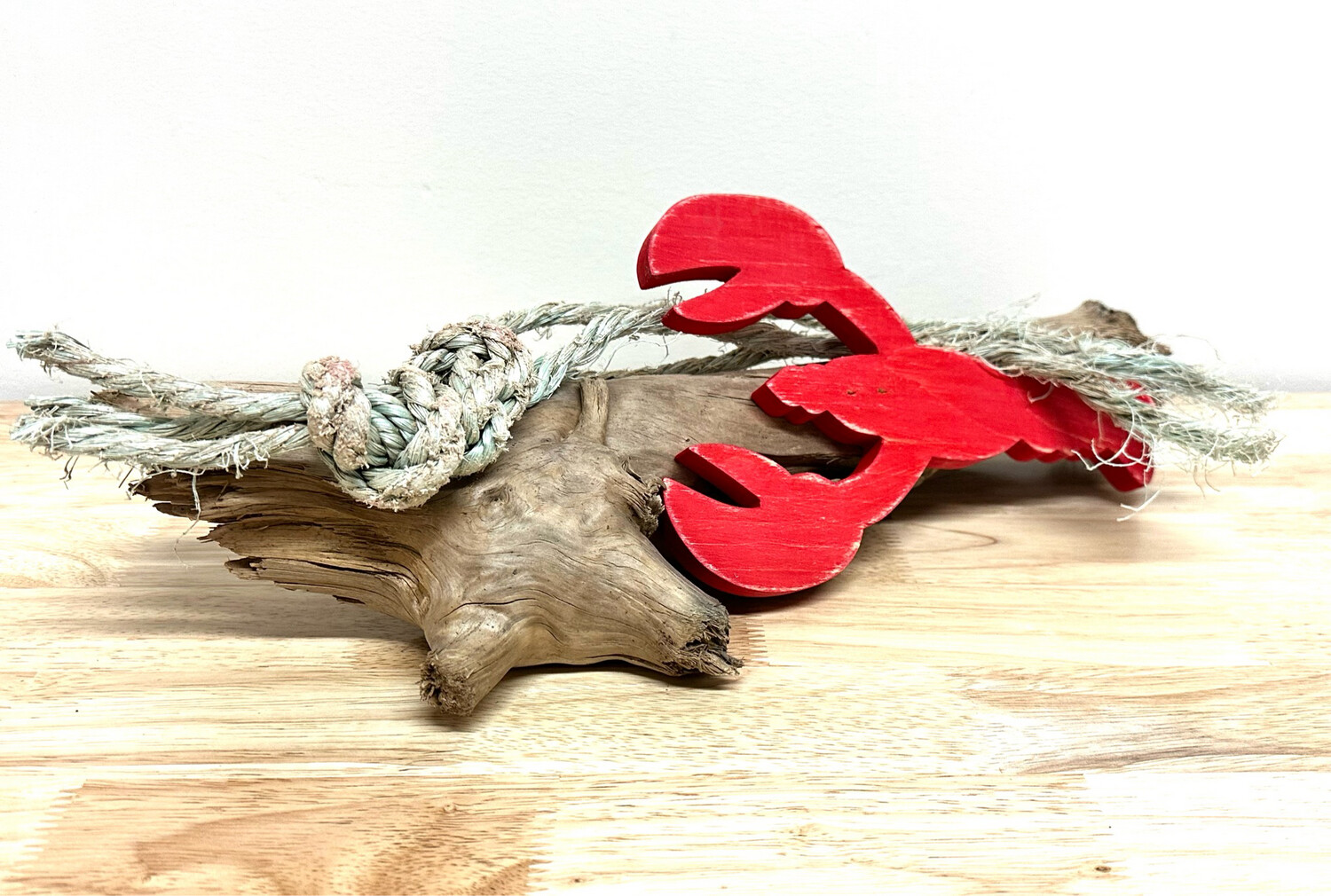 Large Lobster on Driftwood 