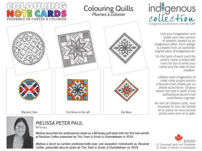 Melissa Peter Paul- Quill Colouring Note Card Boxed Set