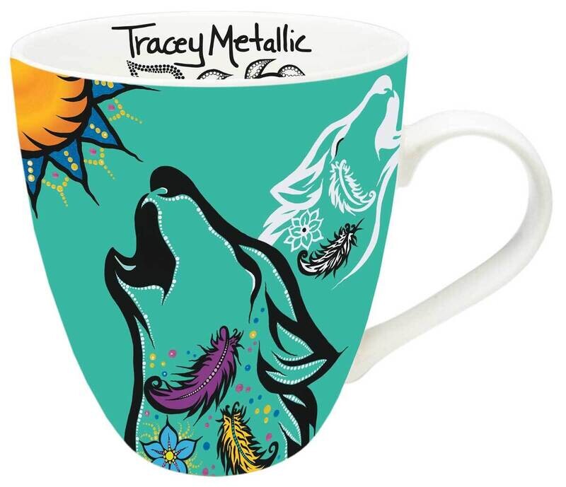 Tracey Metallic- Spirit Wolf Mug