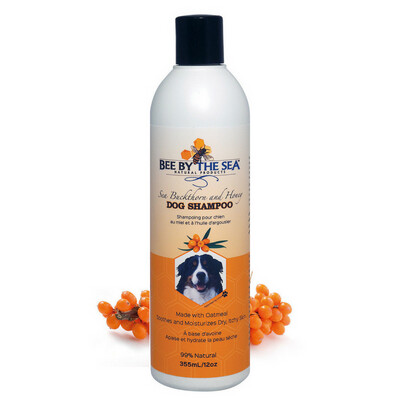 Sea Buckthorn and Honey Natural Dog Shampoo- Bee By The Sea