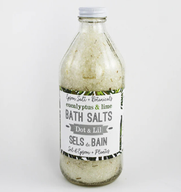 Eucalyptus & Lime Bath Salts- Dot & Lil