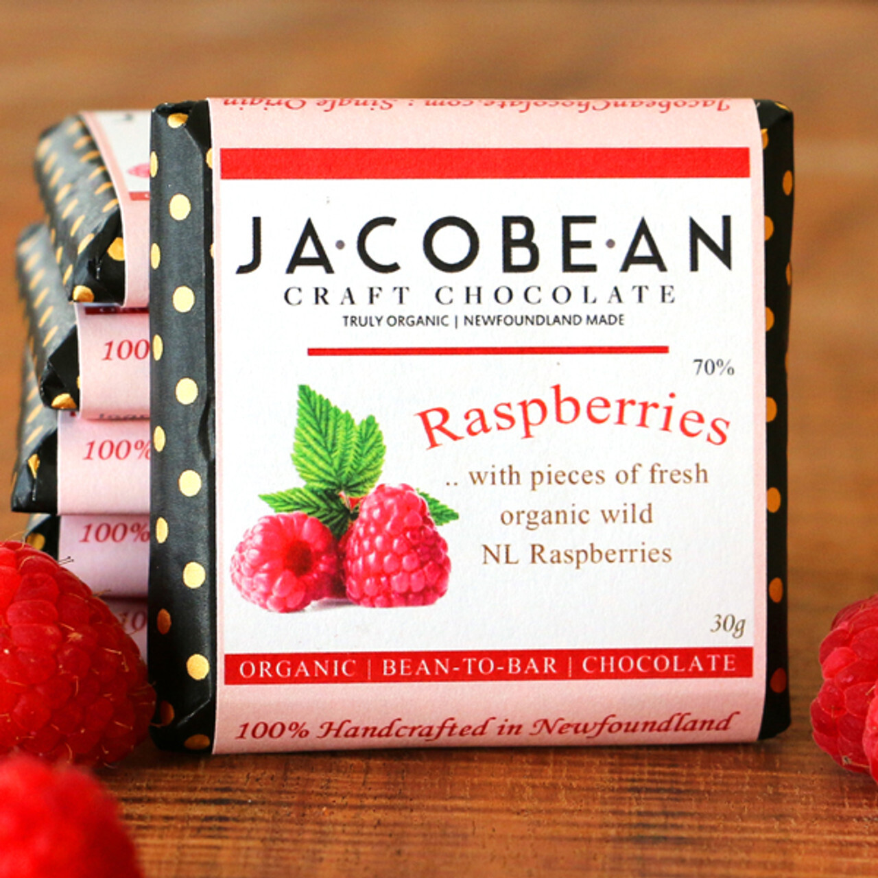 Raspberry Chocolate Bar - Jacobean