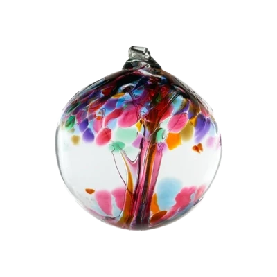 6&quot; Tree of Friendship Glass Ball
