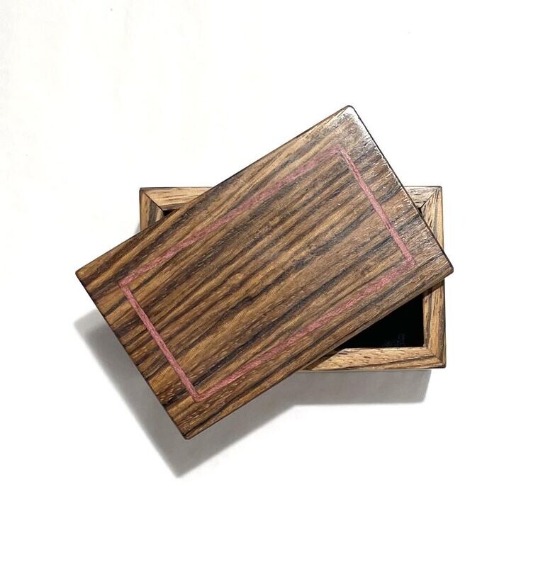 Small Zebrawood Mini Box- Tam Flemming