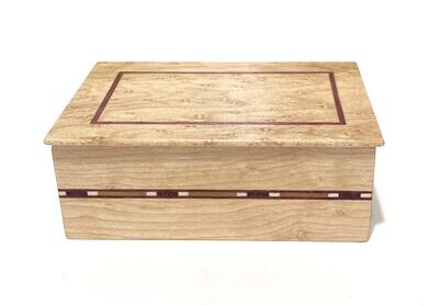 Medium Birdseye Maple Mini Box- Tam Flemming Medium Birdseye Maple Mini Box- Tam Flemming