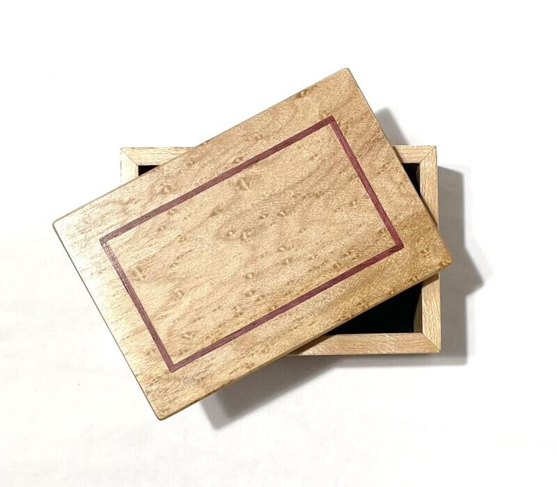 Medium Birdseye Maple Mini Box- Tam Flemming