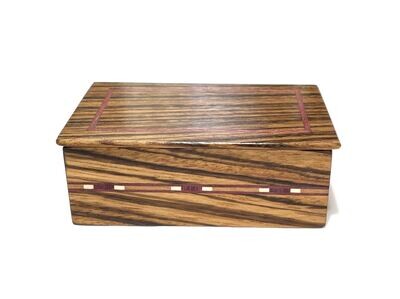 Small Zebrawood Mini Box- Tam Flemming