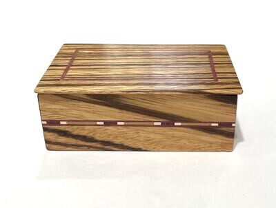 Medium Zebrawood Mini Box - Tam Fleming