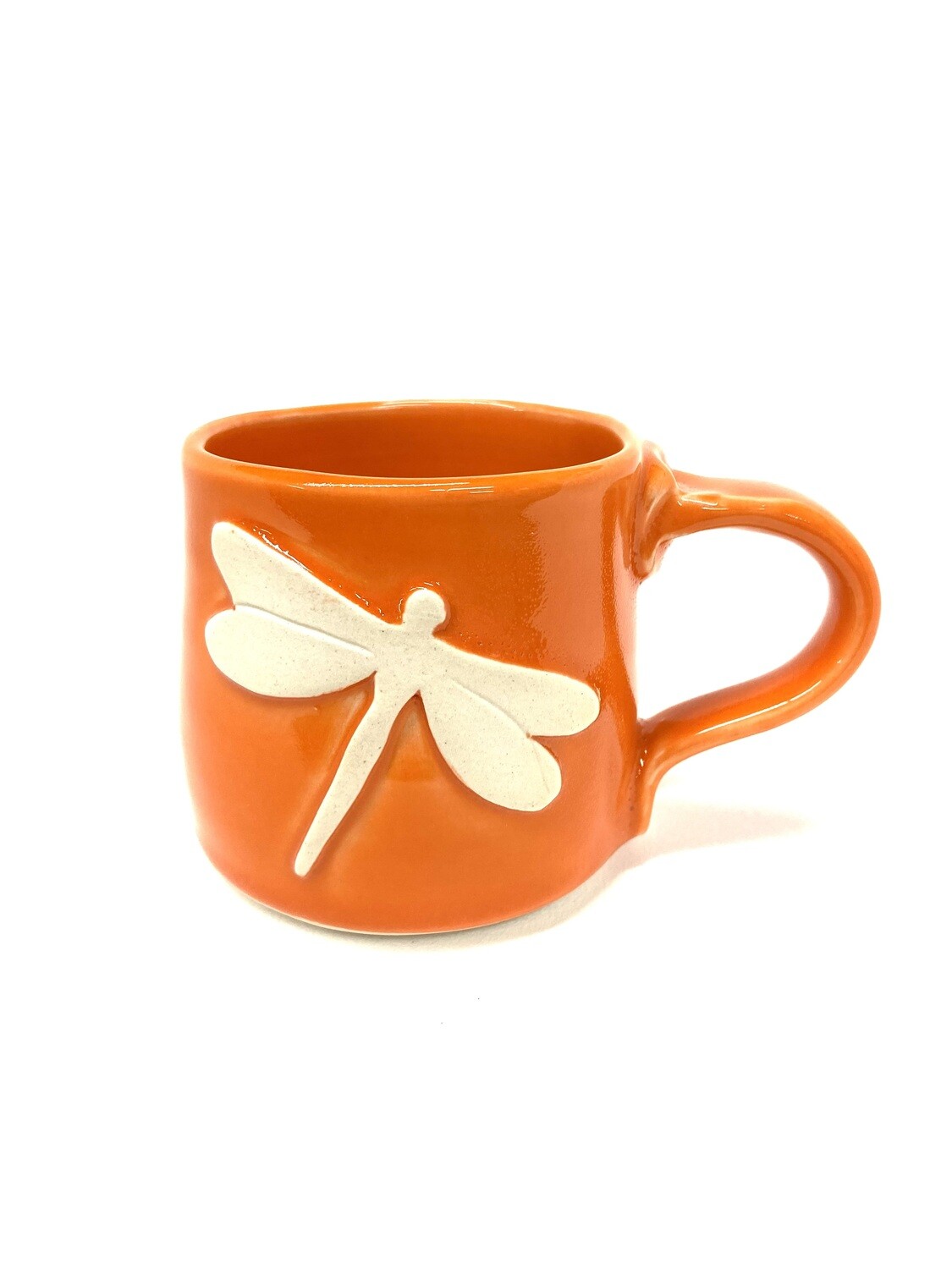 Orange Dragonfly Mug- Ginette Arsenault 