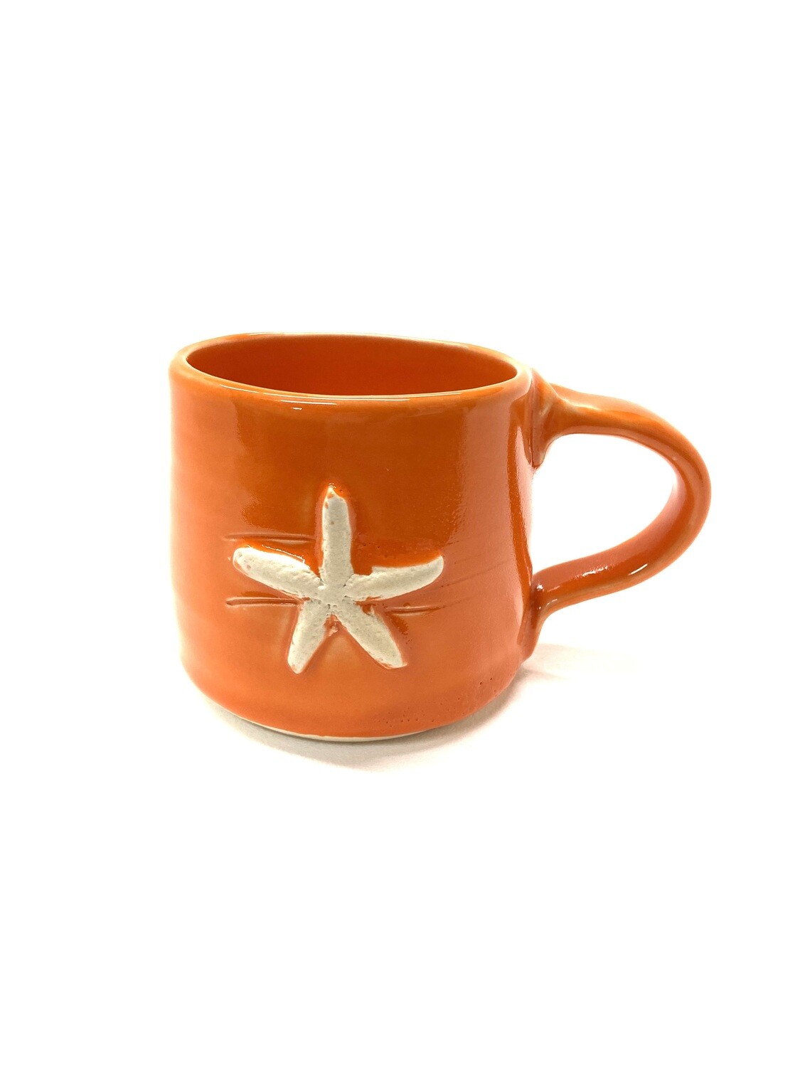 Orange Sea Star Mug- Ginette Arsenault