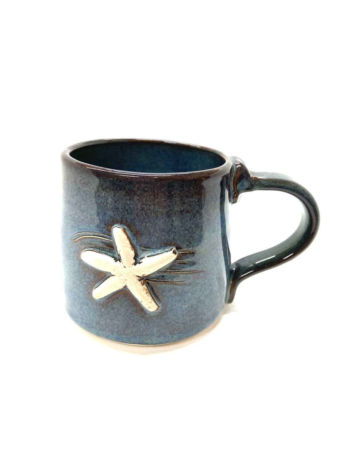Denim Sea Star Mug- Ginette Arsenault 