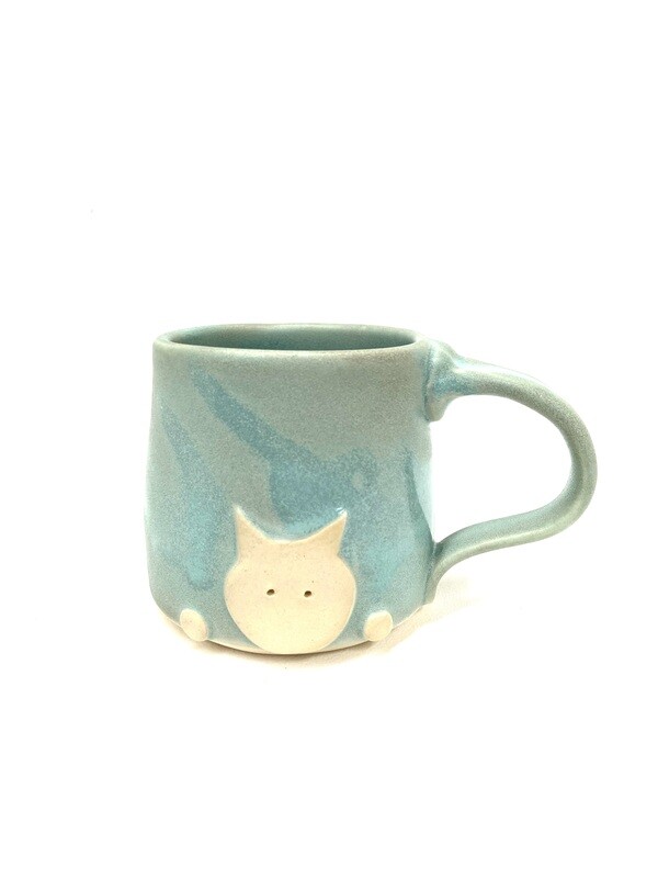 Aqua Cat Mug GA
