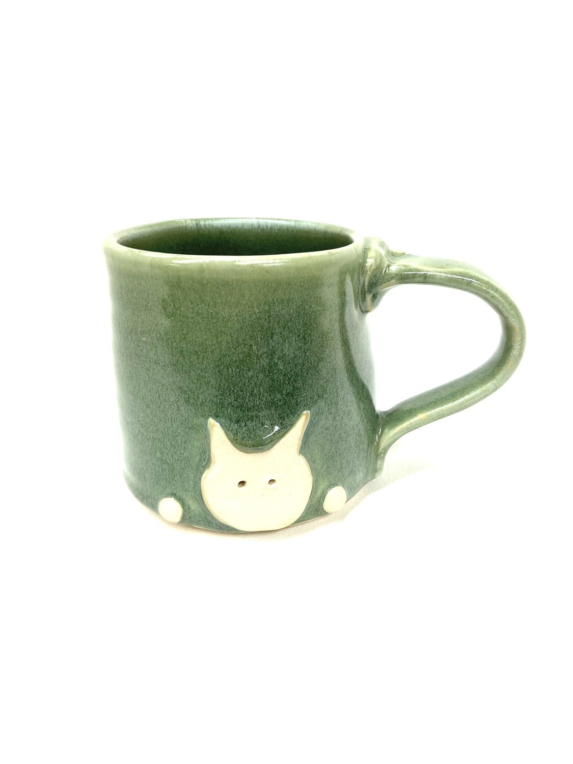 Green Cat Mug GA