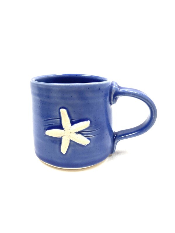 Dark Blue Sea Star Mug- Ginette Arsenault