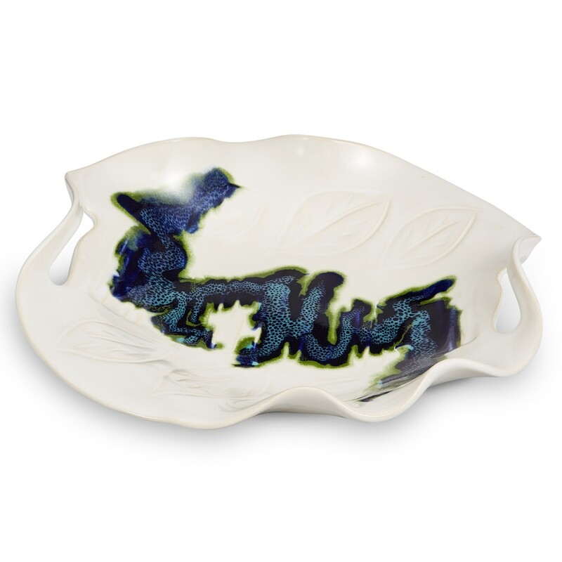 Northern Lights Platter with Cut Out Handles- Hilborn