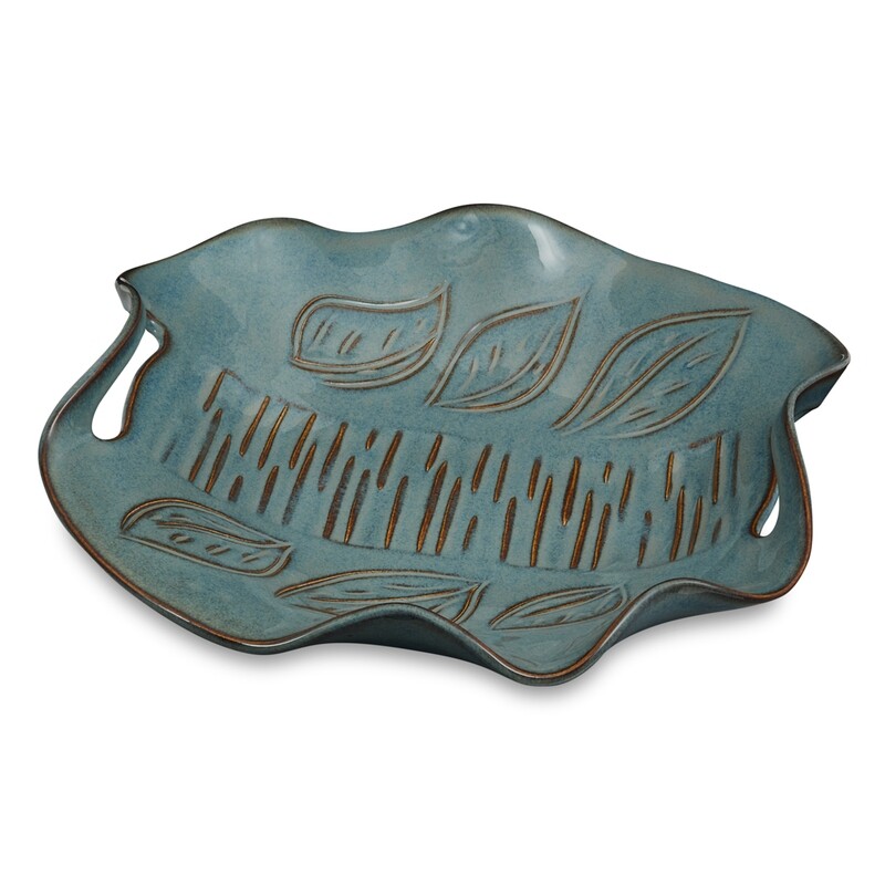 Medley Sable Platter with Cut Out Handles- Hilborn