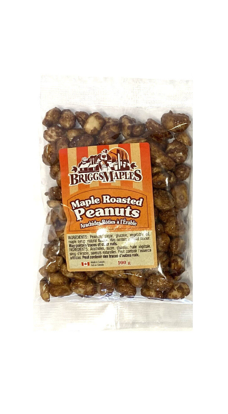 Maple Roasted Peanuts 100g Bag
