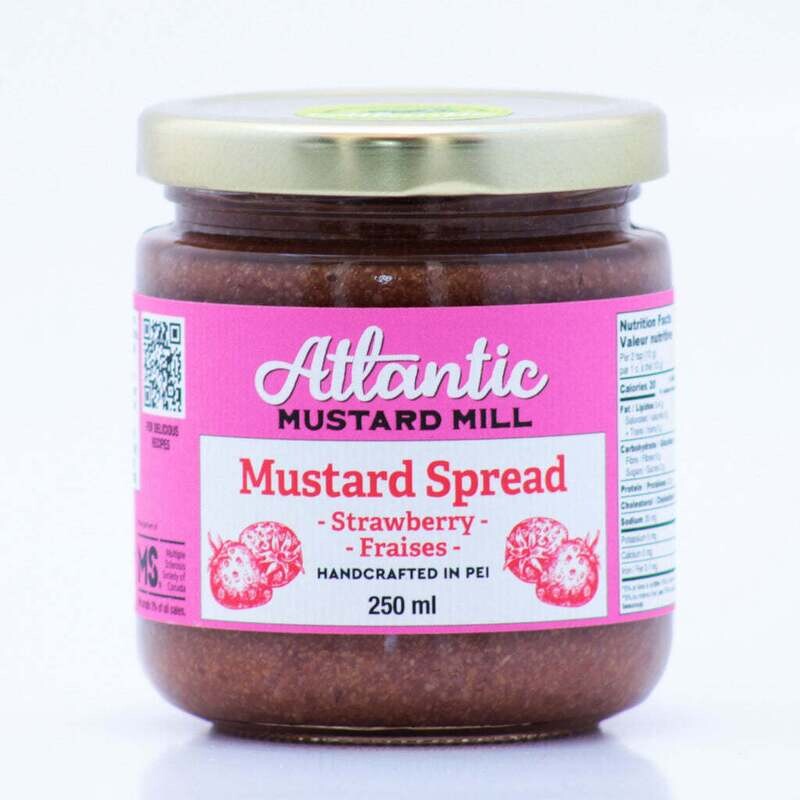 Strawberry Mustard Spread- Atlantic Mustard Mill
