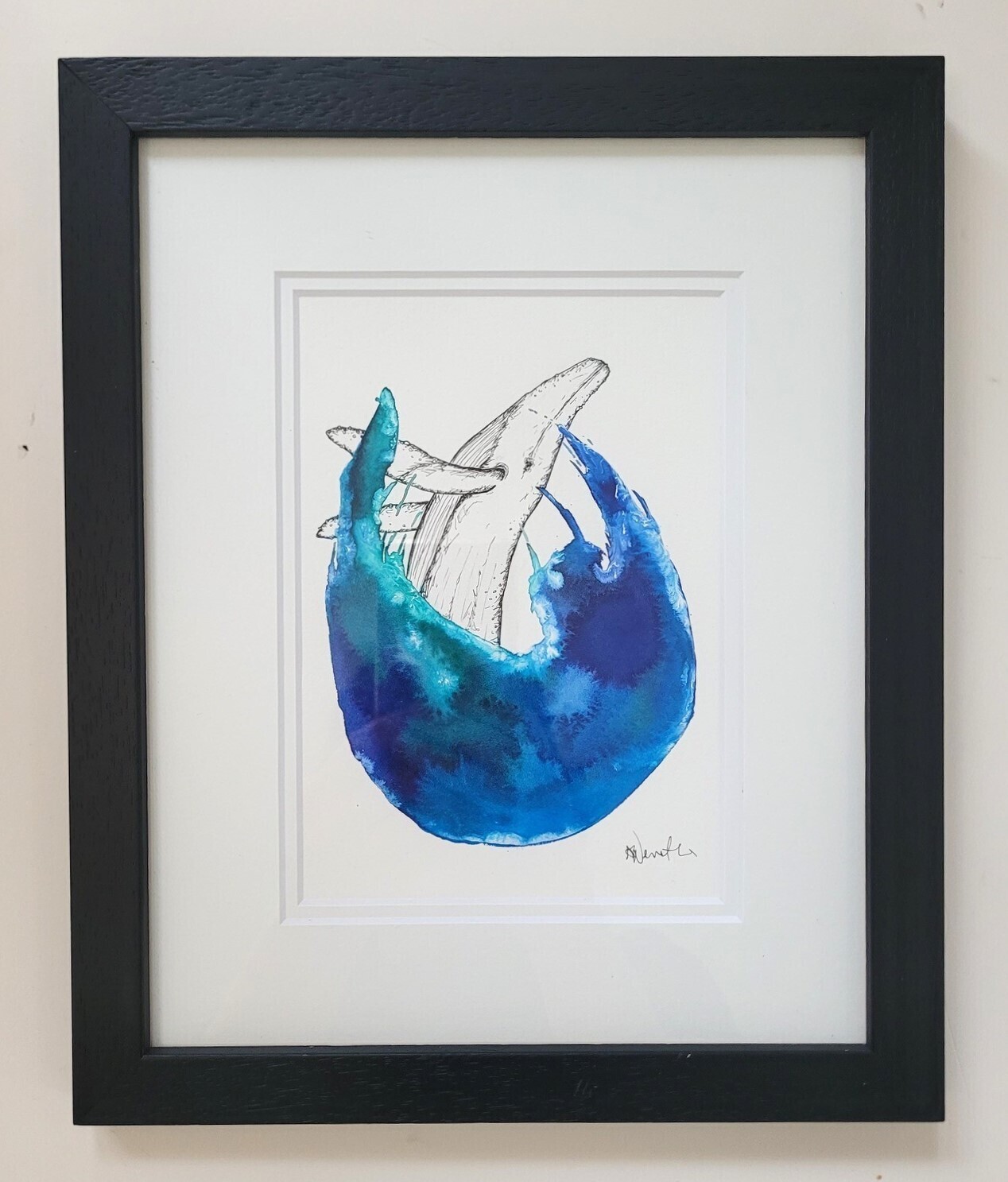 Connection- The Ocean, Whale and Wave