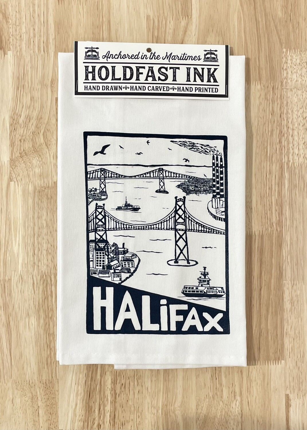 Halifax Bridges Tea Towel