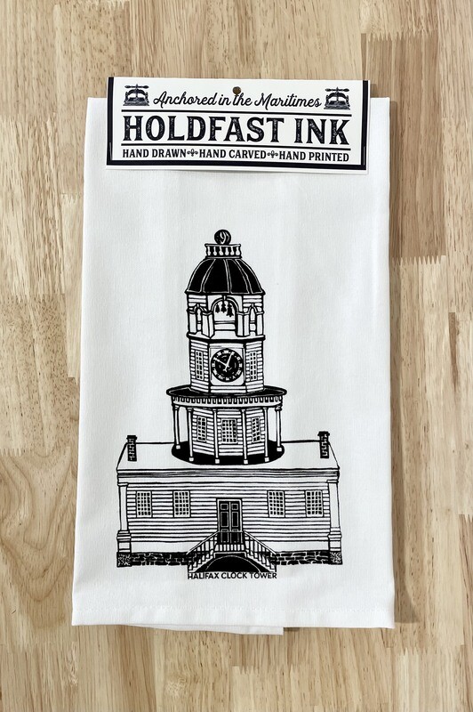 Halifax Clock Tower Tea Towel
