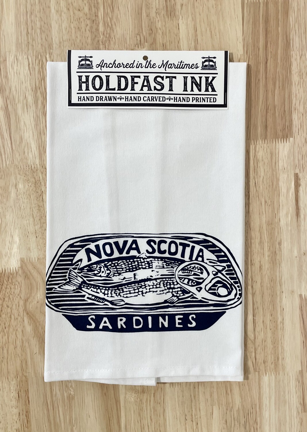 Nova Scotia Sardines Tea Towel