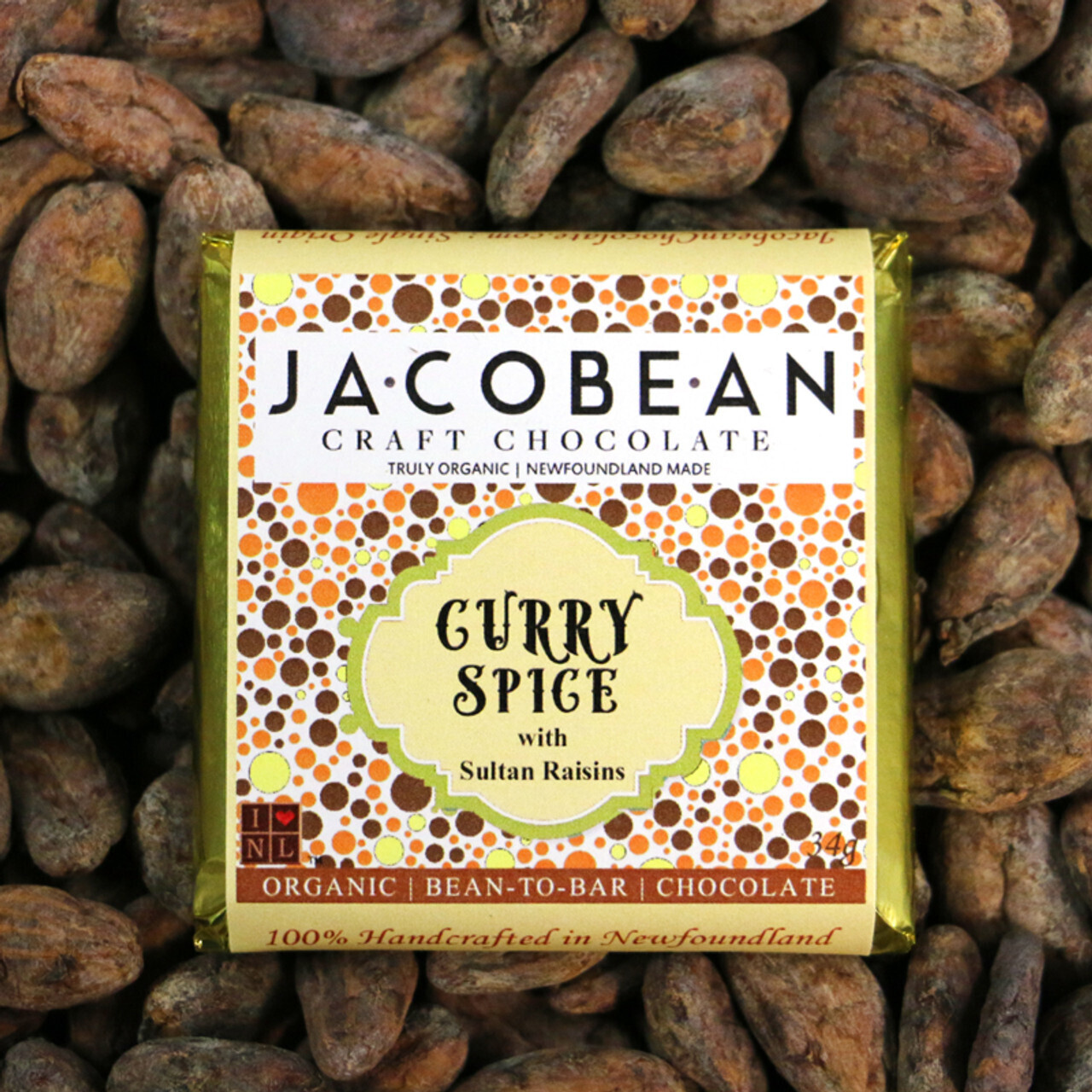 Curry Spice Chocolate Bar - Jacobean 