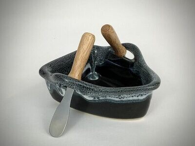 Black Diamonds Boat Dip Pot- Maxwell