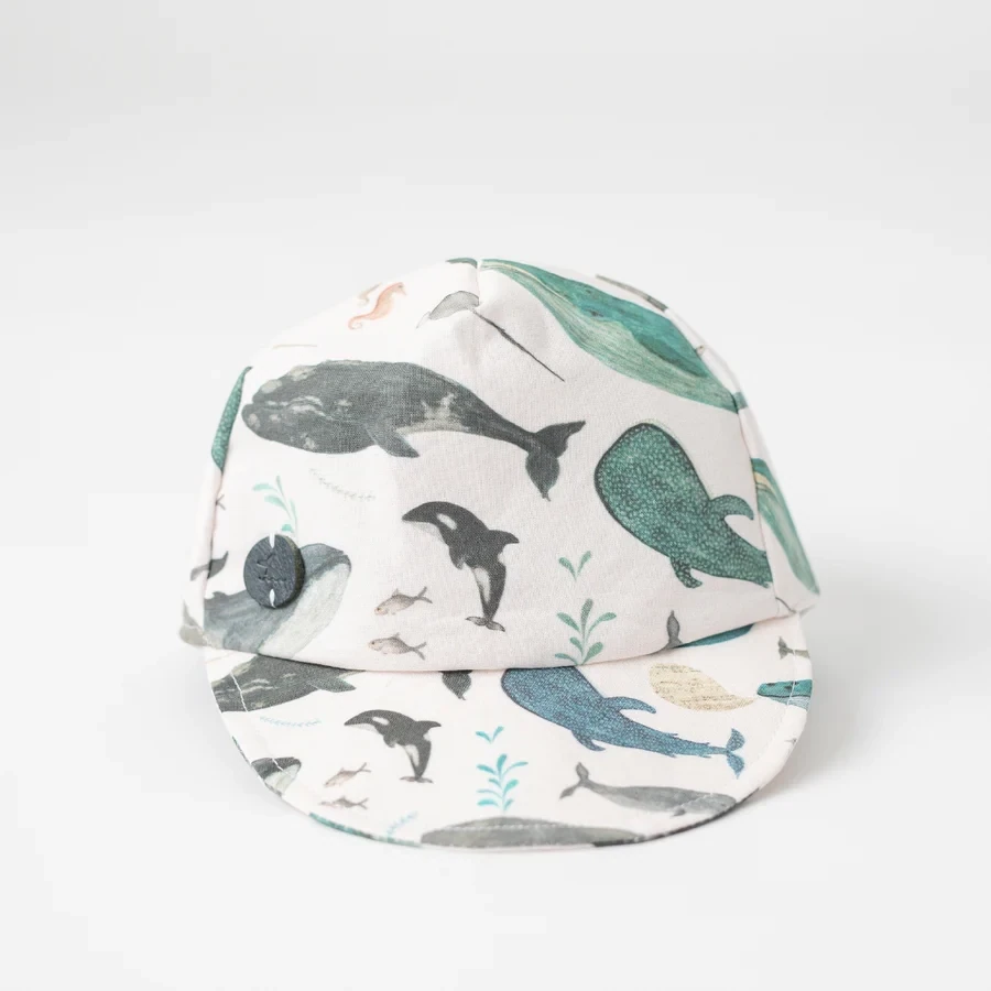 Large Whale Song Baseball Cap