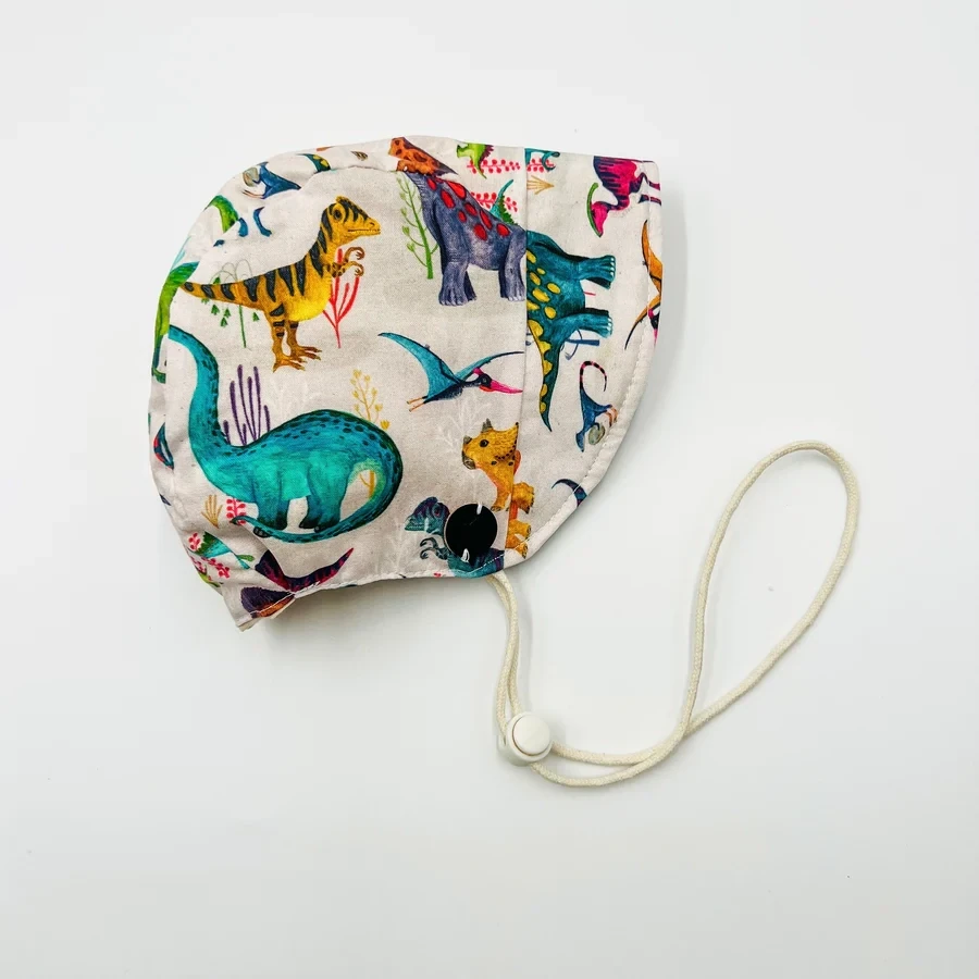 Medium Dinosaur Summer Bonnet 