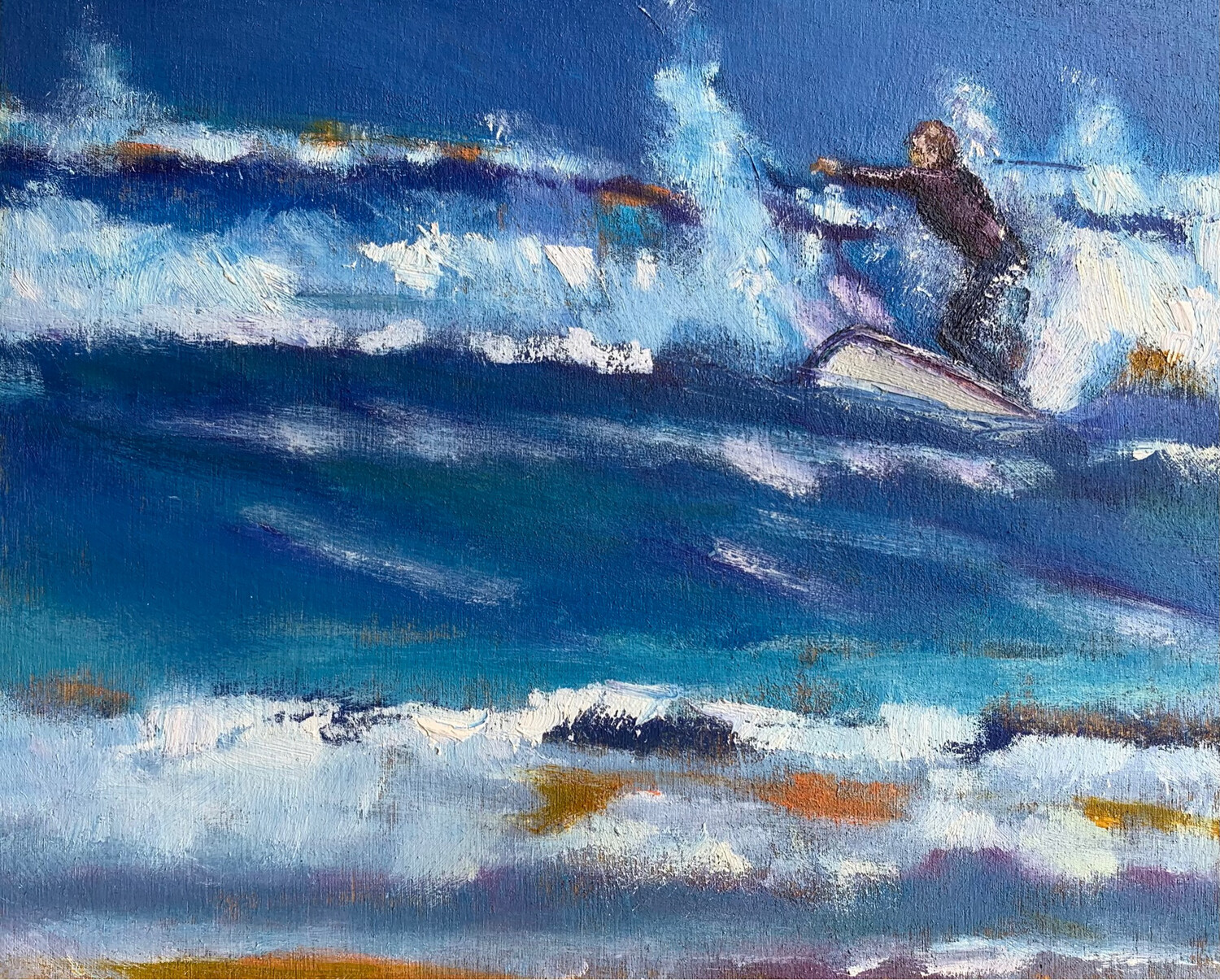 Surfing Lawrencetown Beach