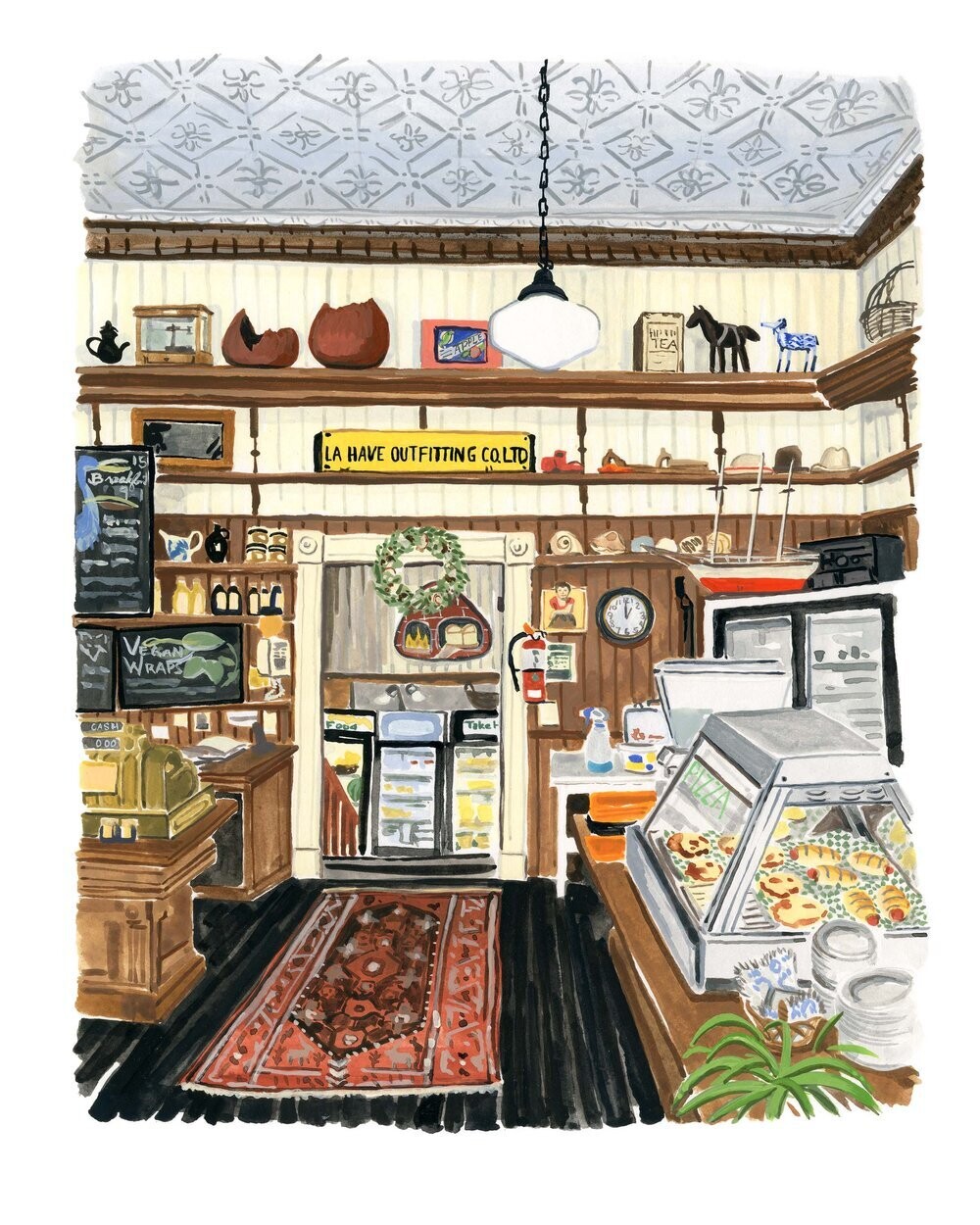 Lahave Bakery II Print- Kat Frick Miller