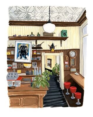 Lahave Bakery Print- Kat Frick Miller