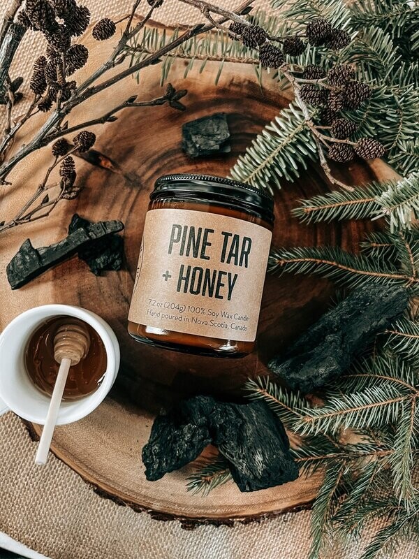 Pine Tar and Honey- Lawrencetown Candle Co.