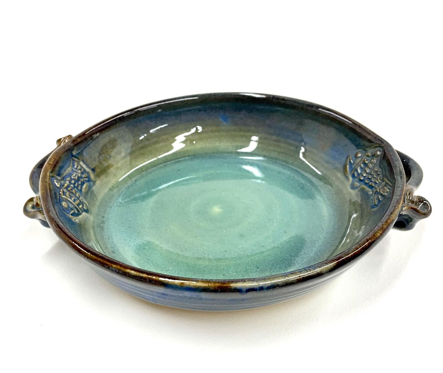 Fish Bowl with Handles- Gloria Dunbar