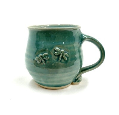 Aqua Dragonfly Mug- Gloria Dunbar