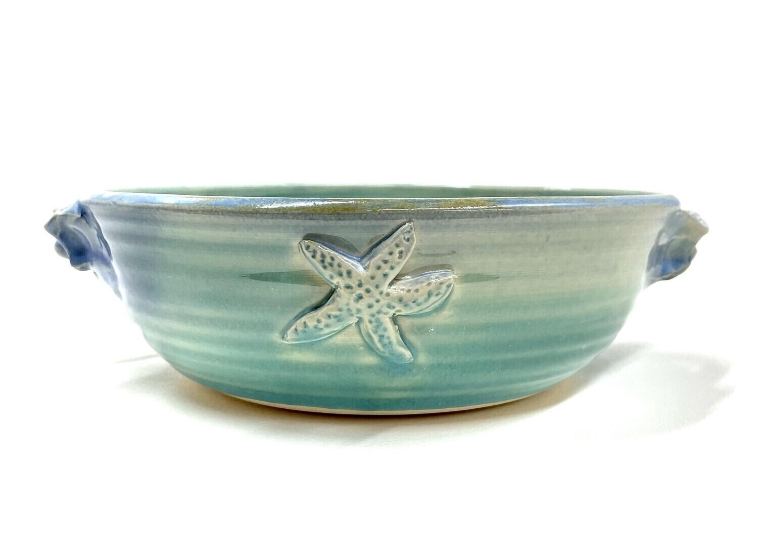 Large Starfish Bowl with Handles- Gloria Dunbar
