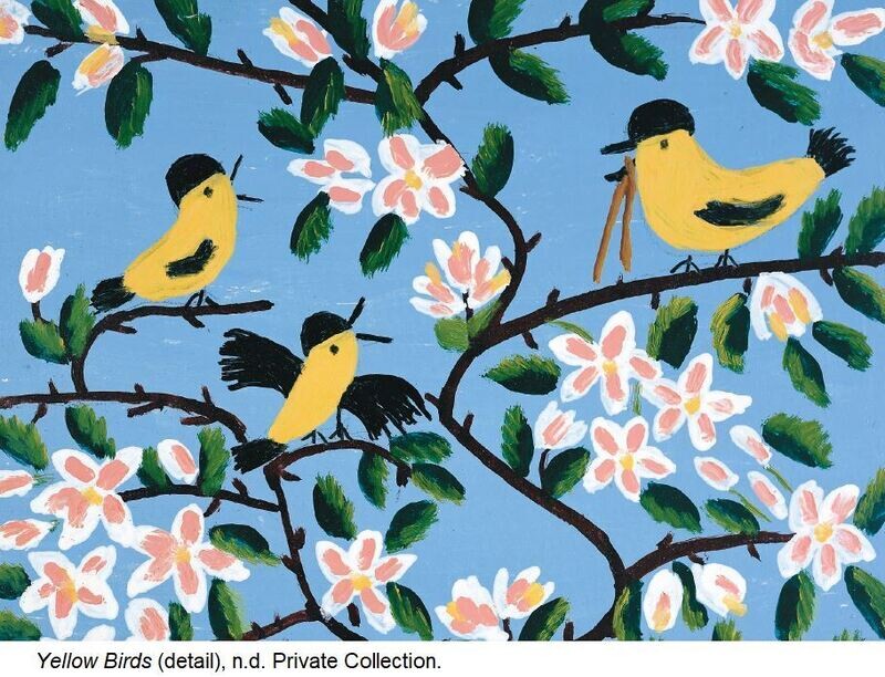Yellow Birds Card- Maud Lewis Yellow Birds Card- Maud Lewis