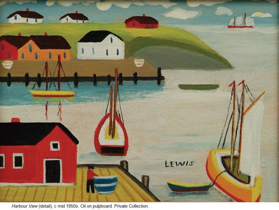 Harbour View Card- Maud Lewis