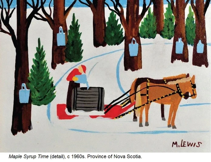 Maple Syrup Time Card- Maud Lewis