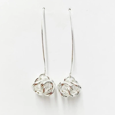 Hugs Drop Earrings Small ss- Constantine Designs 