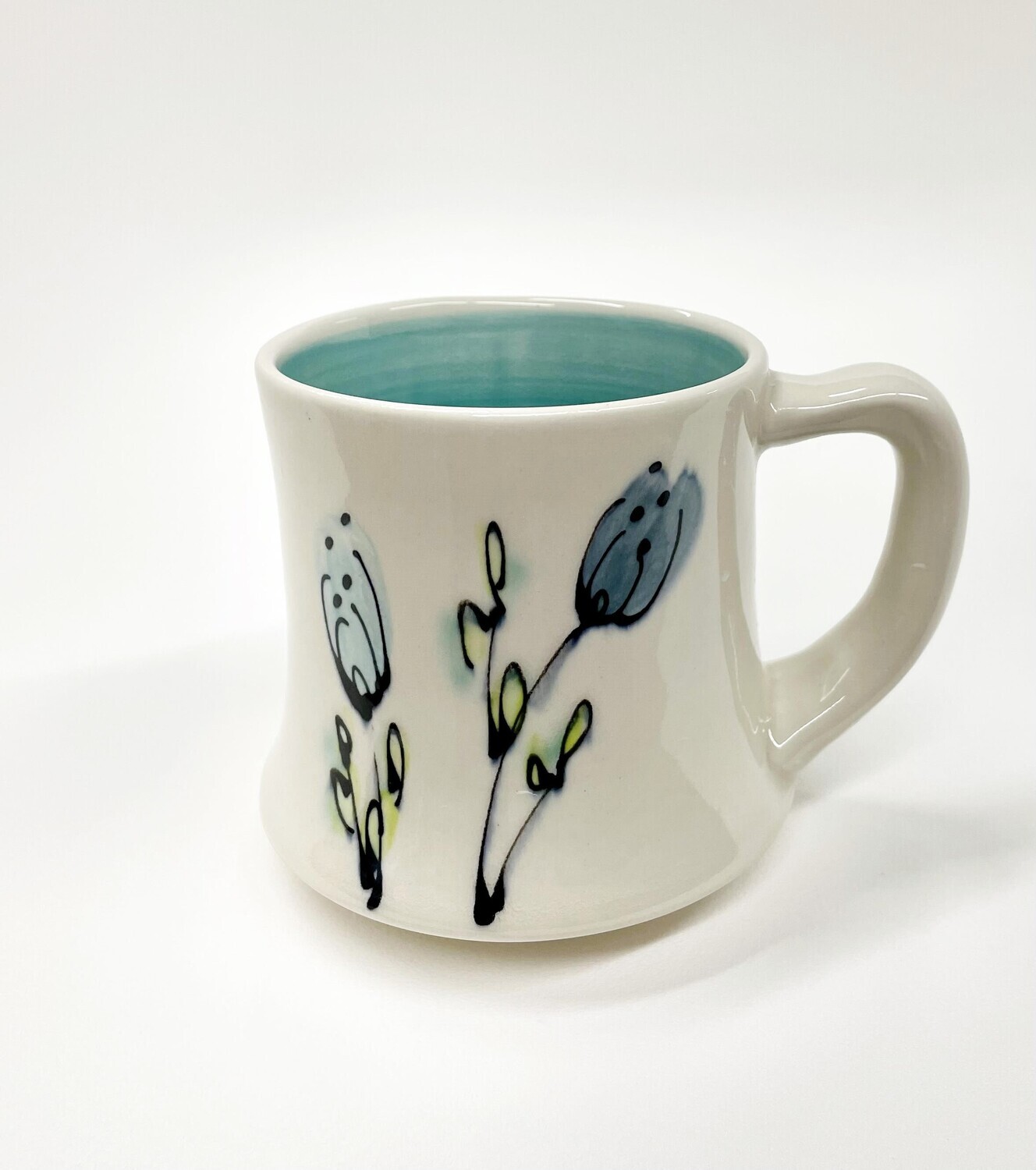 Blue Floral Mug- Rachel de Conde