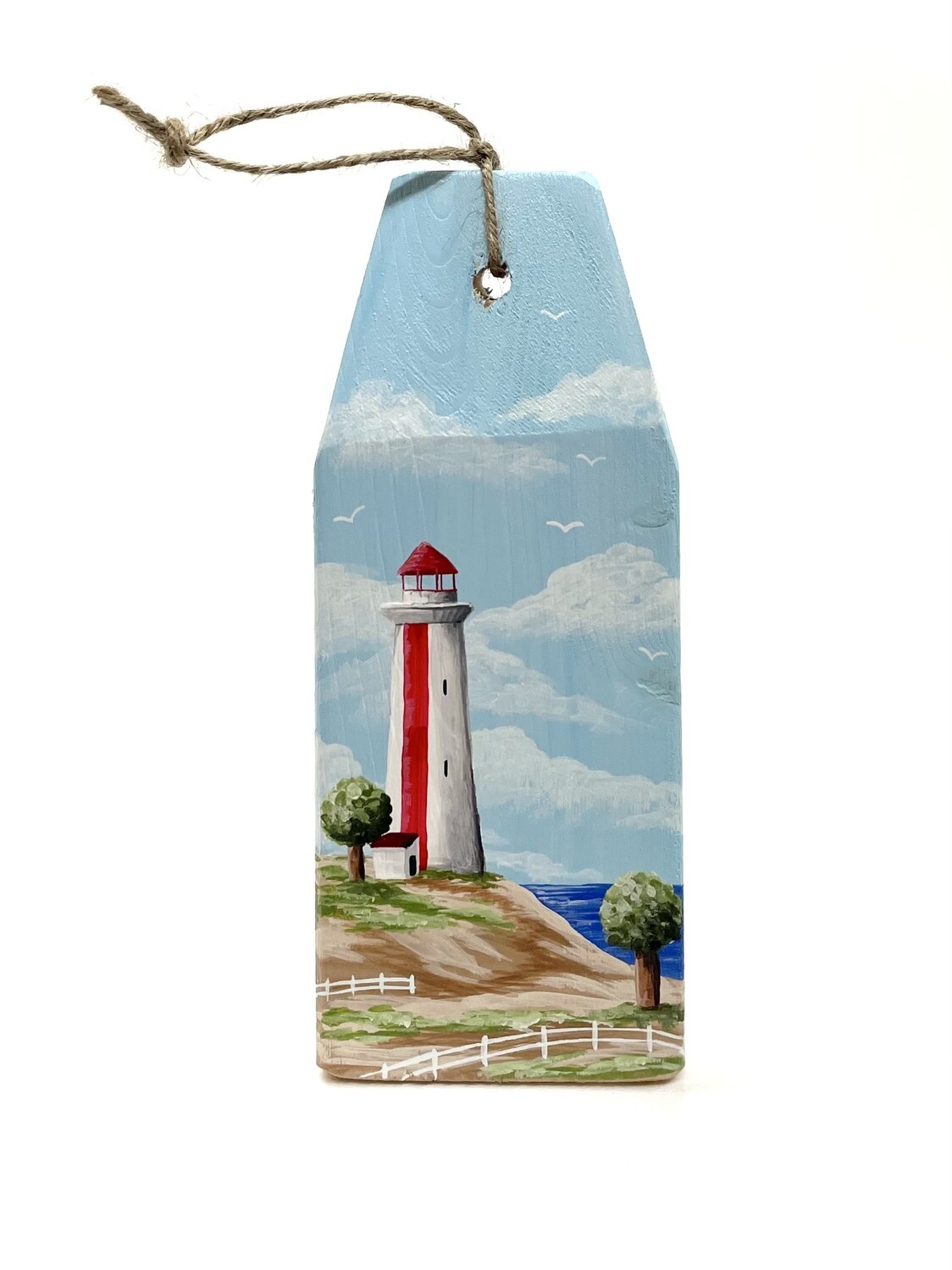 Red and White Lighthouse- Care Garrison