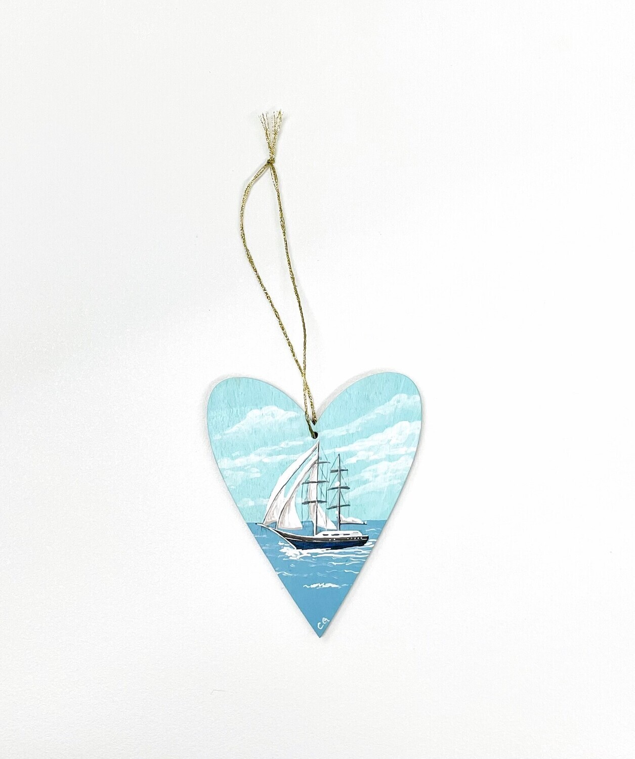 Schooner Ornament- Care Garrison 