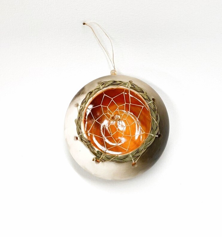 Orange Dream Ornament- Nancy Oakley