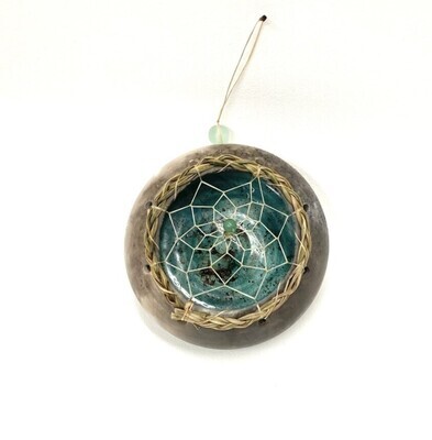 Teal Dream Ornament- Nancy Oakley 
